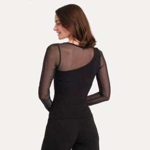 Shirt für Standard asymmetrischer Tülleinsatz DESIREE Temps Danse