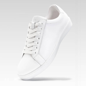 Dancesneaker für Herren ganze Sohle Nappaleder weiss 7425 Werner Kern