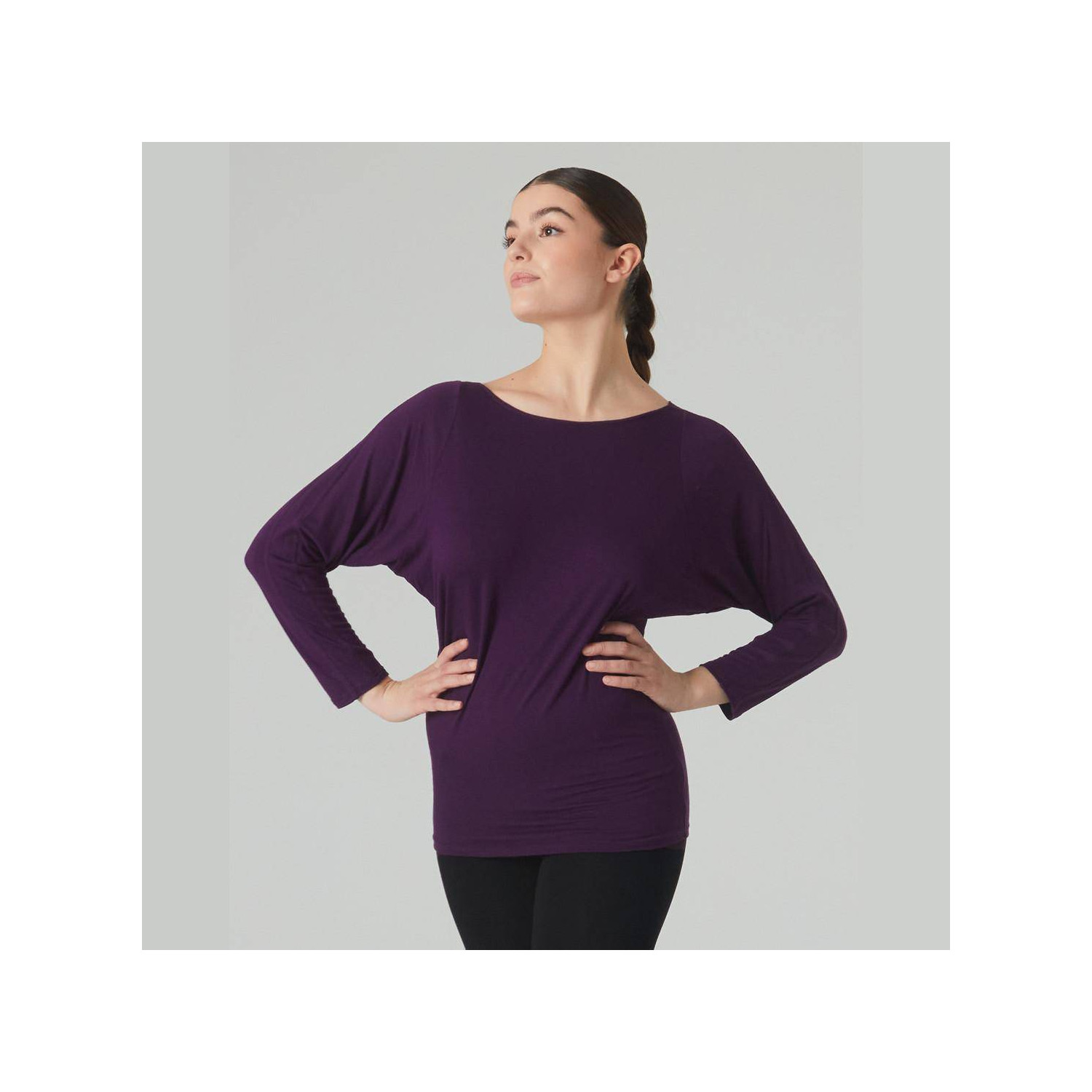 Tanztop mit Fledermausärmel BARDANE Temps Danse Paris im Ballett Shop
