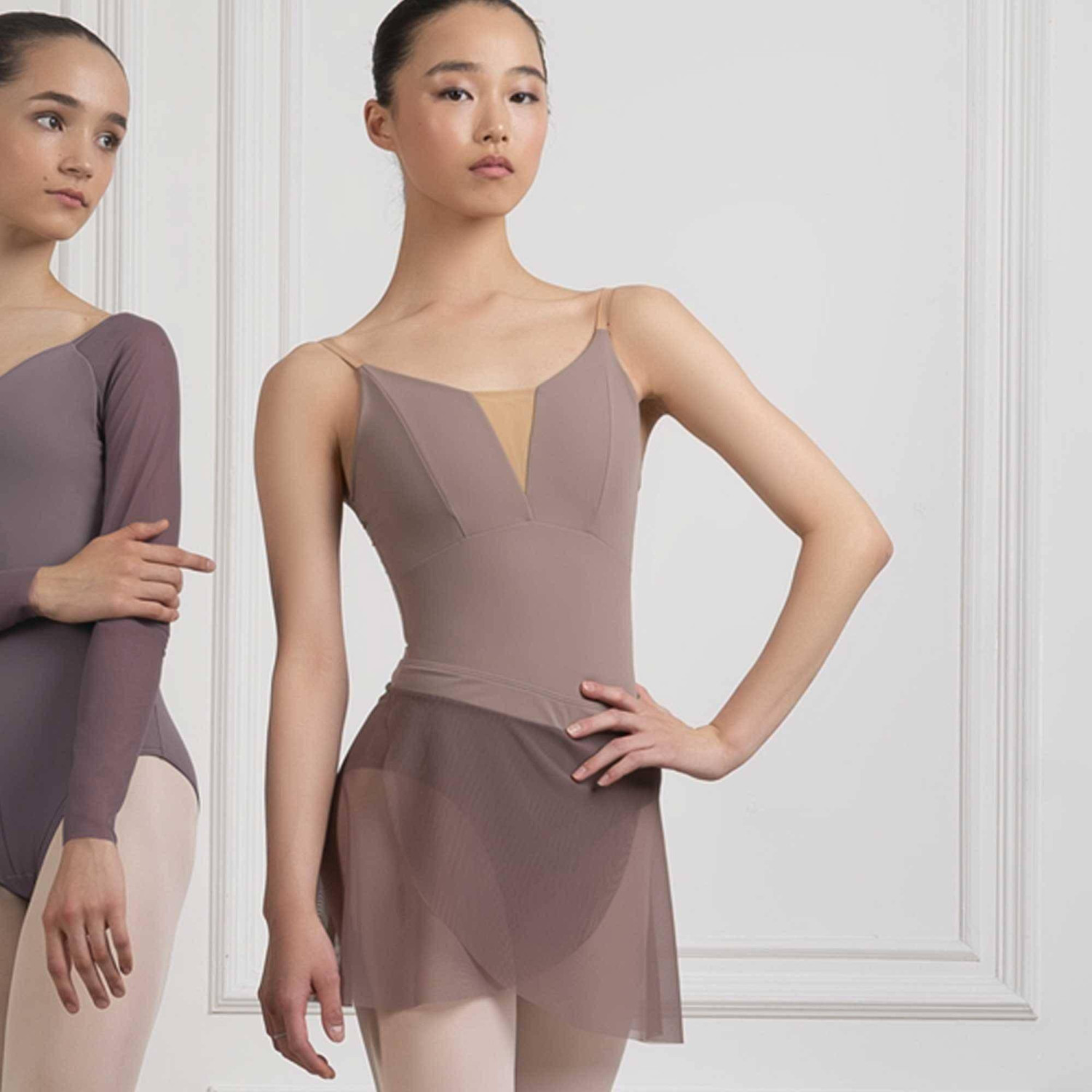 Ballettanzug mit Spaghetti-Träger CHARLOTTE Grishko Bolshoi Stars. Senses im Ballett Shop