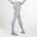 SOLO Blickdichte Baumwoll Herren Tanz Strumpfhose / Leggings mit Füssen