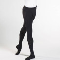 SOLO Blickdichte Baumwoll Herren Tanz Strumpfhose / Leggings mit Füssen