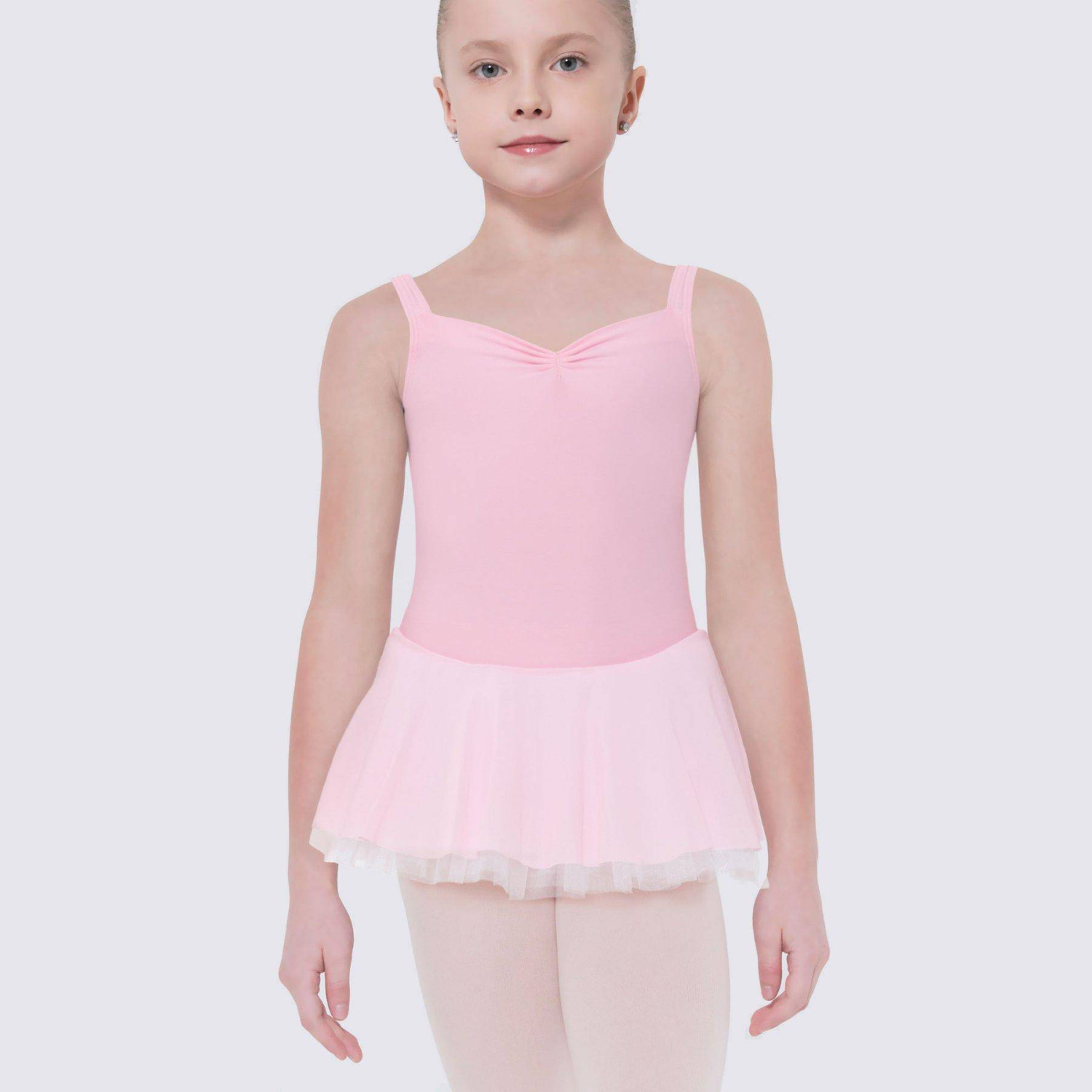 Tanzdress Kinder breite Träger PLUME WearMoi