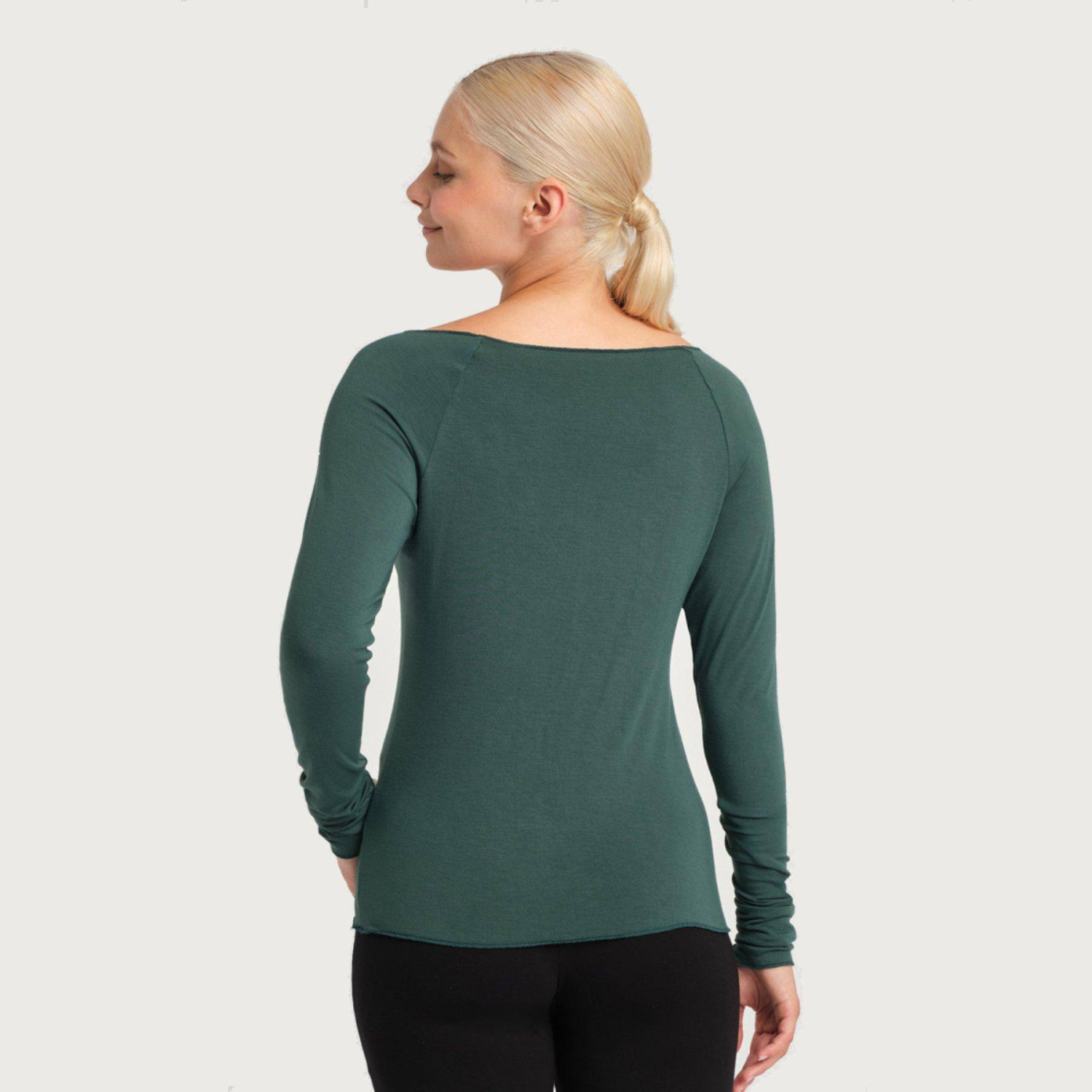 Langärmliges Tanz Top aus Bambus Viscose BALTIK von Temps Danse