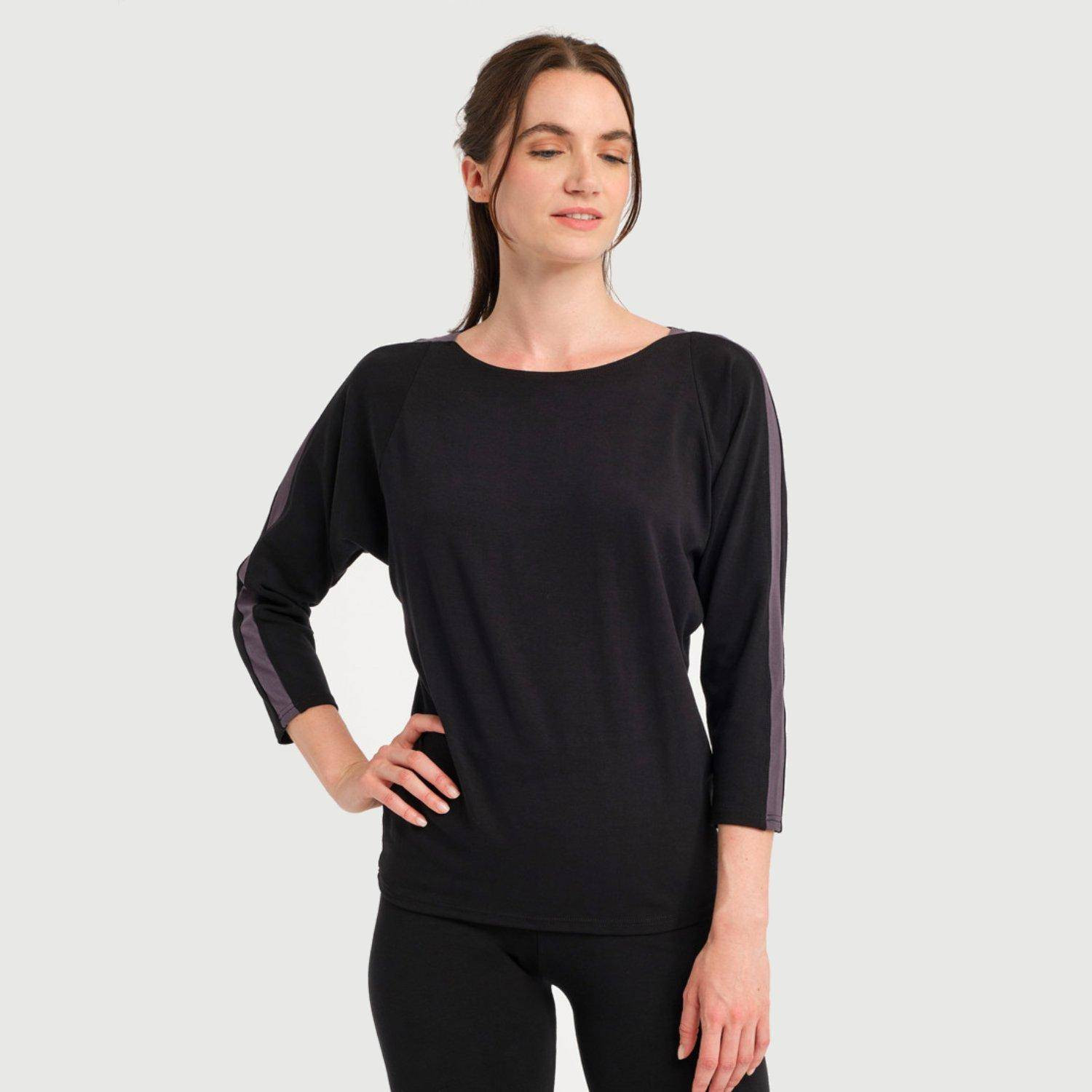 Tshirt 3/4 Arm Bicolor ANGELE BI Temps Danse