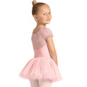 Tanzdress Tutu kurzarm Puffärmel M20007C Mirella Celeste