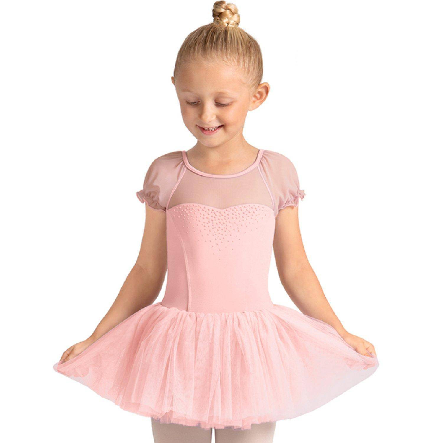 Tanzdress Tutu kurzarm Puffärmel M20007C Mirella Celeste