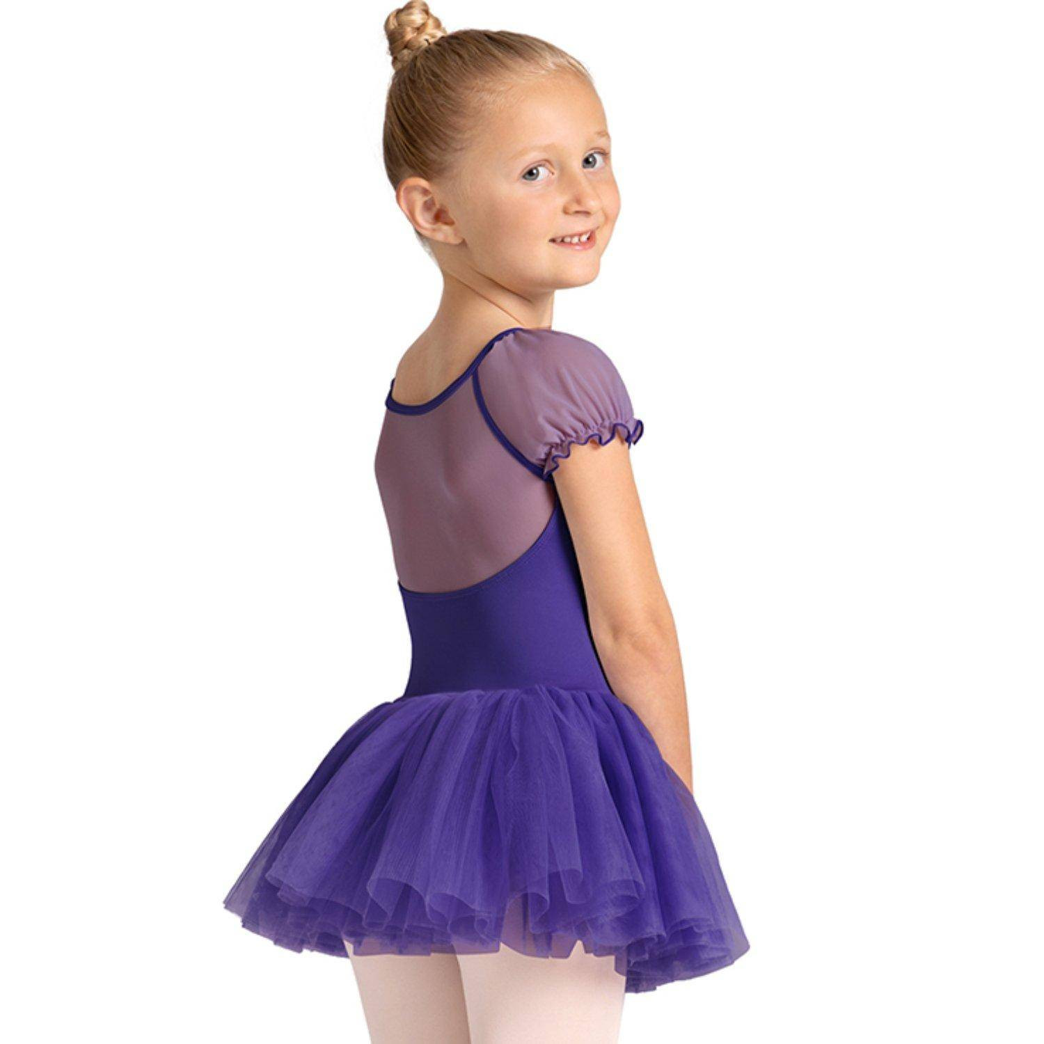 Tanzdress Tutu kurzarm Puffärmel M20007C Mirella Celeste