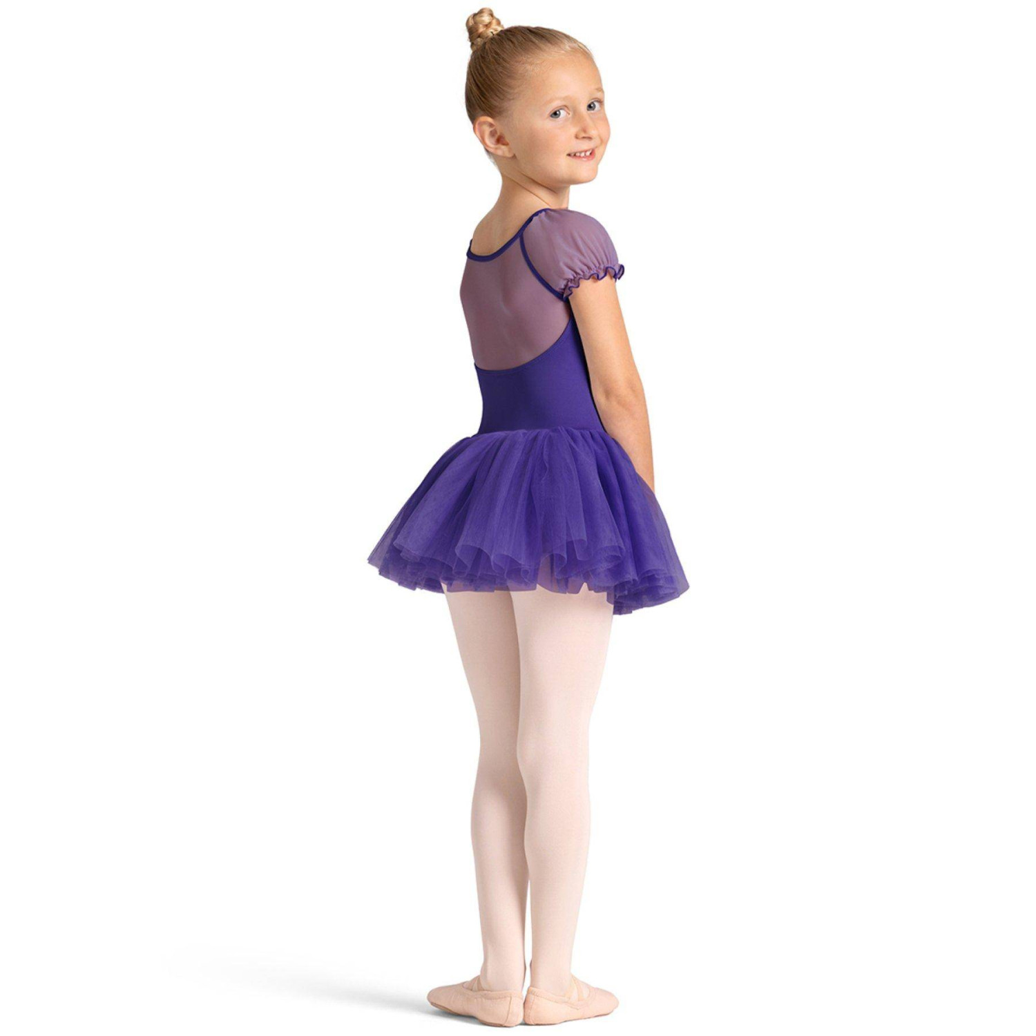 Tanzdress Tutu kurzarm Puffärmel M20007C Mirella Celeste